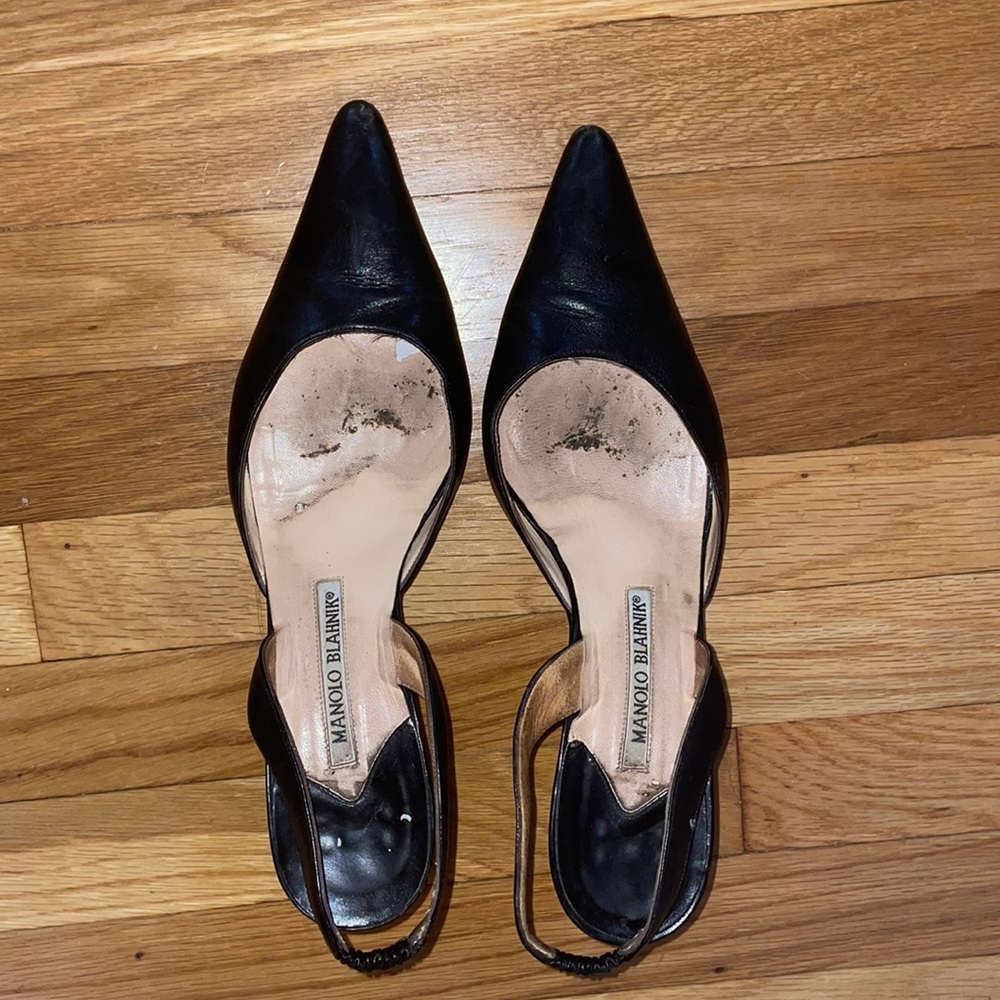 Manolo Blahnik kitten heels